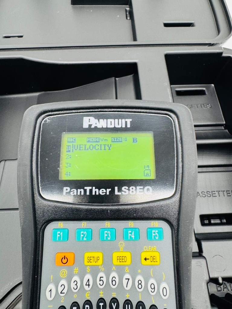 Panduit PanTher LS8EQ Handheld Thermal Printer used