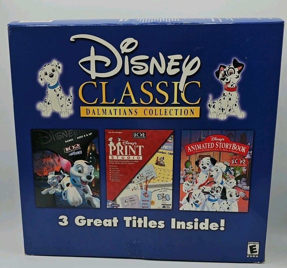 Disney 101 Dalmations Software CD ROM Bundle