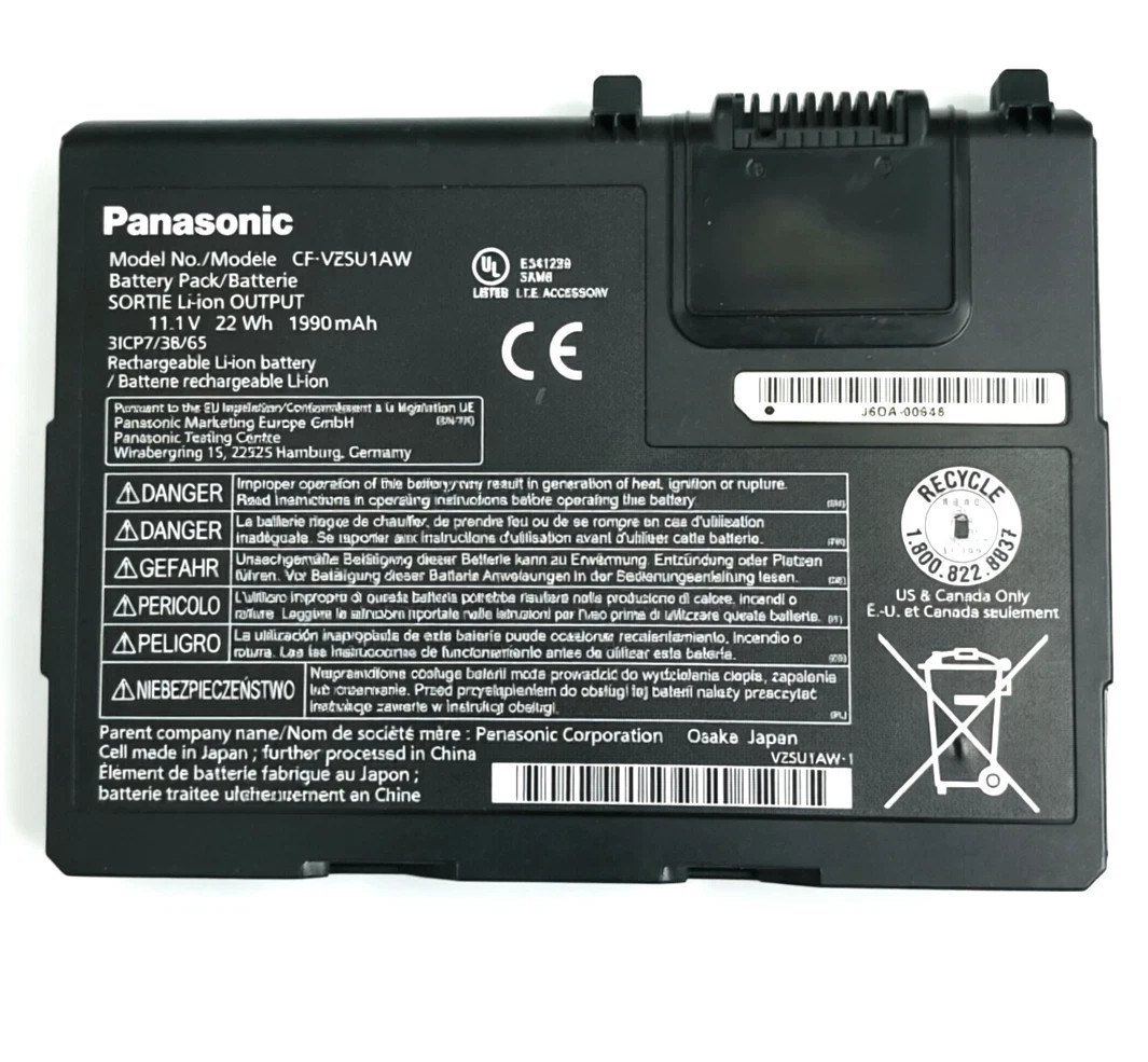 New Genuine CF-33 Battery For Panasonic Toughbook CF-VZSU1AW Standard CF-33MK1