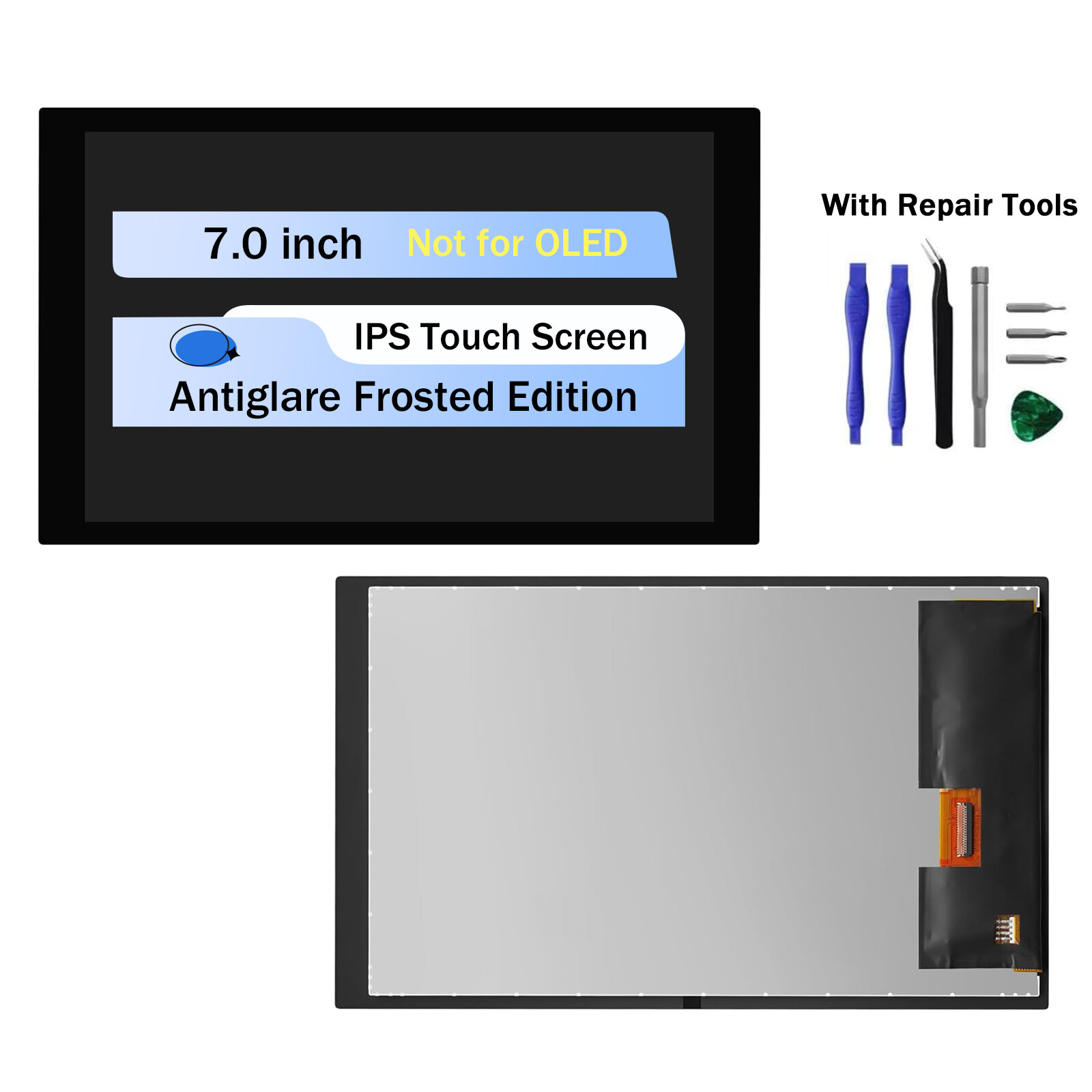 7" For Steam Deck Handheld Game Console IPS LCD Display Touch Screen Replacement
