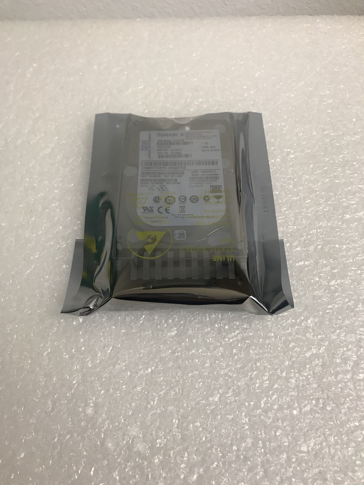 IBM 81Y9730 81Y9731 81Y3829 1TB 7.2K 2.5" 6G sata hard drive