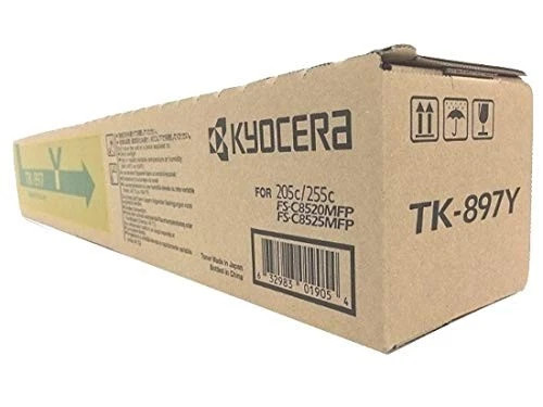 Kyocera TK-899Y Original Toner Cartridge - Yellow - Laser - 6000 Pages
