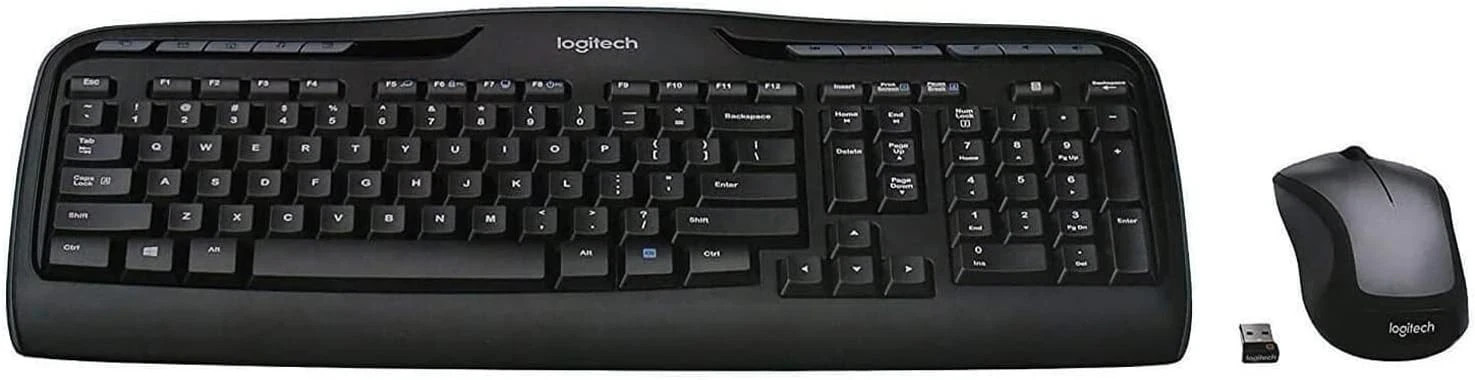 Logitech MK335 Wireless Desktop Keyboard and M310 Mouse Combo Receiver Batteries