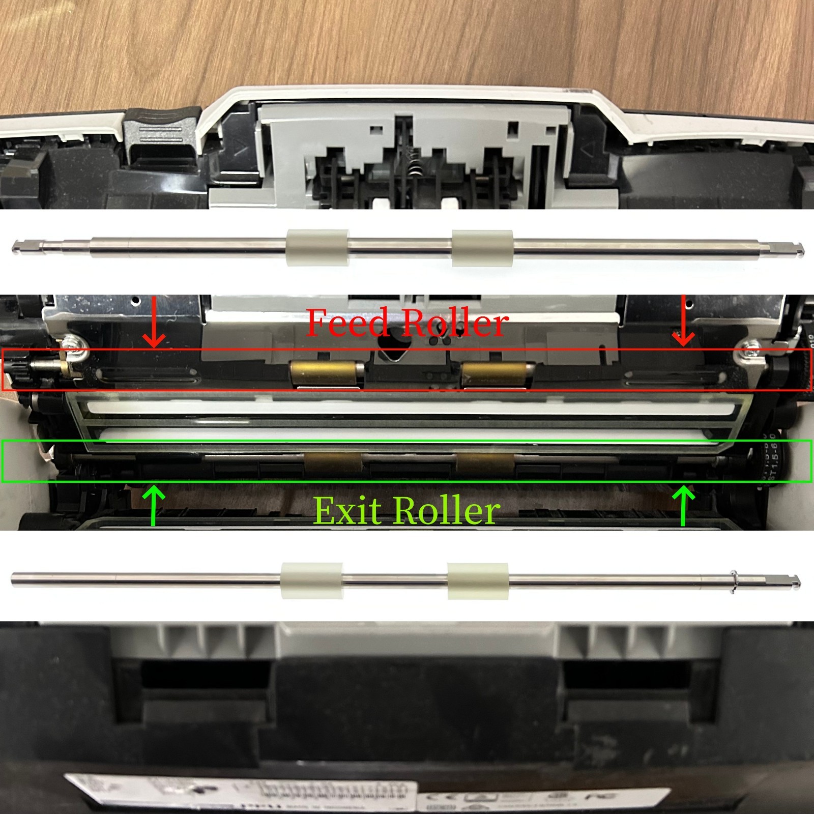 Pickup Exit Feed Roller Kit for Fujitsu fi-7180 fi-7280 fi-7260 fi-7160 fi-7140