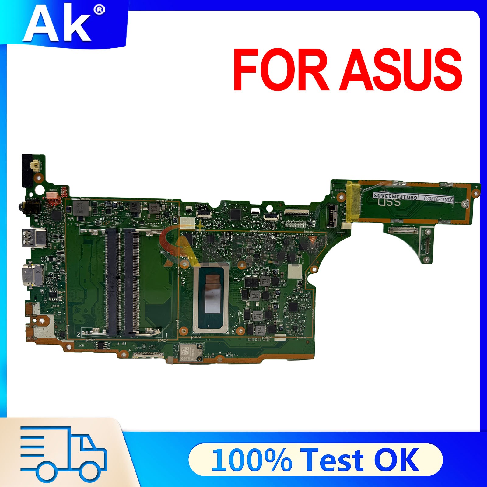 B2502FBA Laptop Motherboard For ASUS B2502FBA B2502F I5 I7 CPU 100% Tests OK