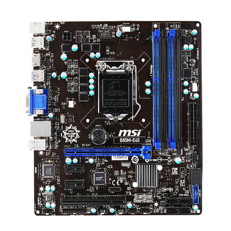 For MSI B85M-E45 Desktop Motherboard  LGA1150 DDR3 Intel B85 MATX 32GB