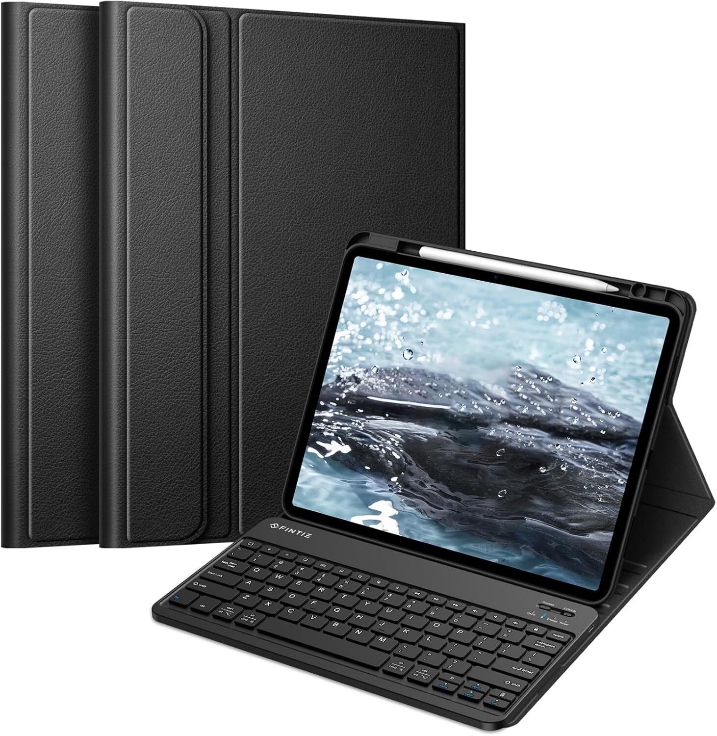 Keyboard Case for iPad Air 13-inch M4/M3/M2 (2026/2025/2024) Soft TPU Back Cover