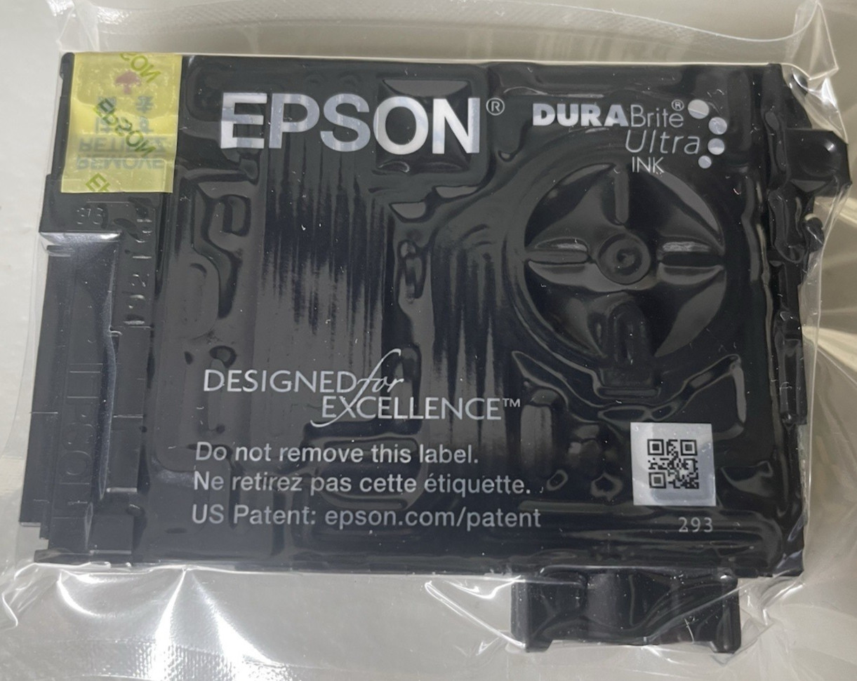 New Sealed Epson Dura Brite Ultra High Capacity Ink 220XL Black Ink Cartridge