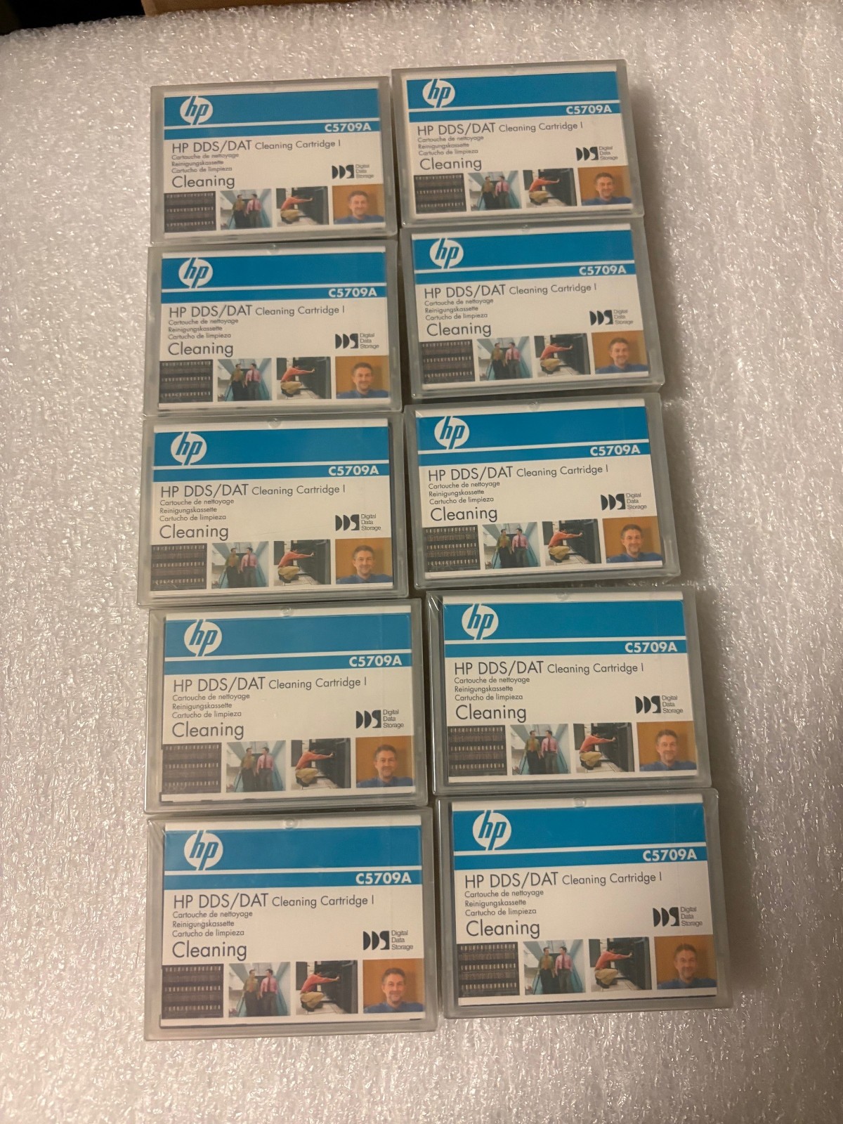 C5709A NEW HP DDS/DAT CleaningCartridge DAT72 DDS4 DDS3 Drives 9164-0341 (10PK)