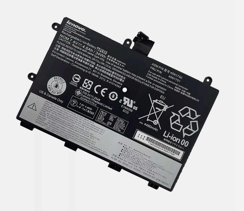 Original 34WH 45N1751 Battery For Lenovo ThinkPad Yoga 11E 45N1749 45N1750