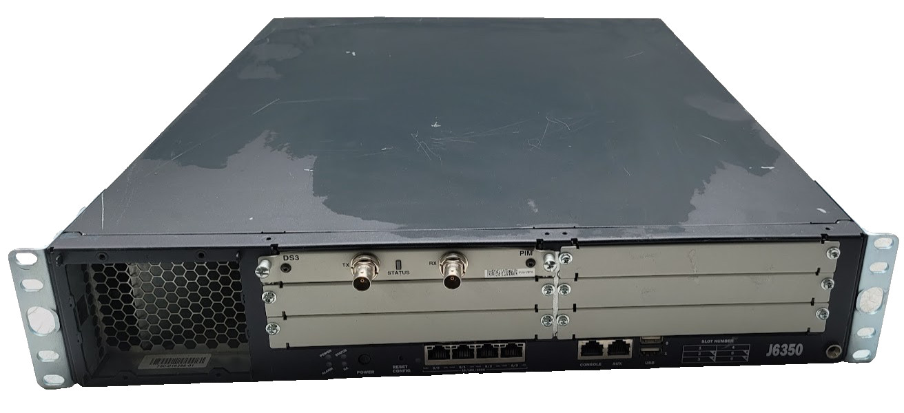 JUNIPER NETWORKES J-6350-JB WITH POWER SUPPLY