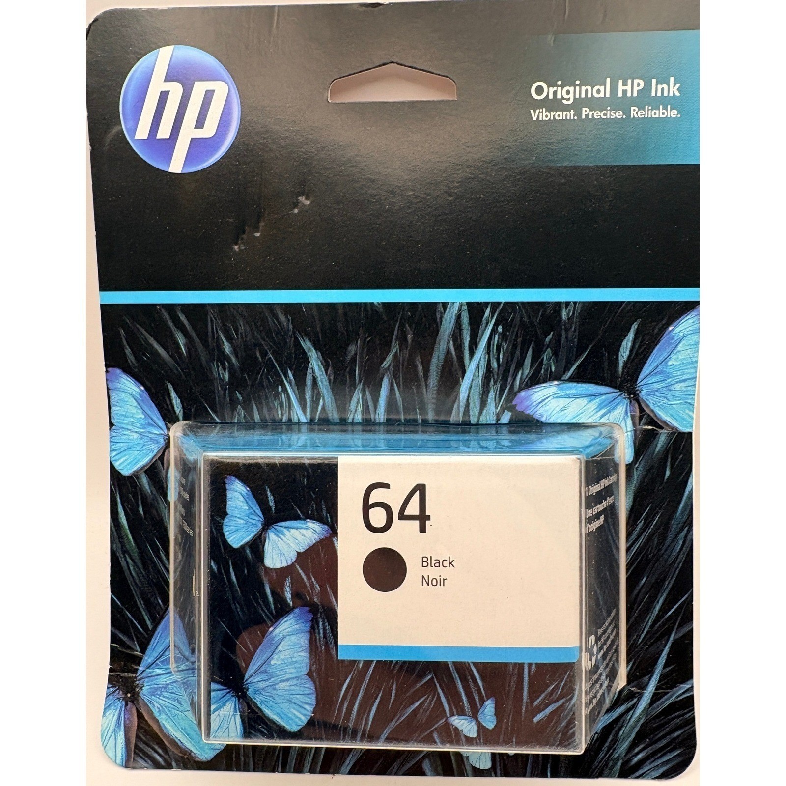 HP 64 Black Original Ink Cartridge N9J90AN New Sealed (Exp May 2025)