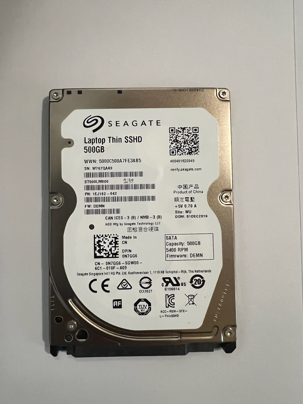 Seagate 500GB 2.5 SATA HDD WITH WINDOWS 11 PRO UEFI INSTALLED & ACTIVATED