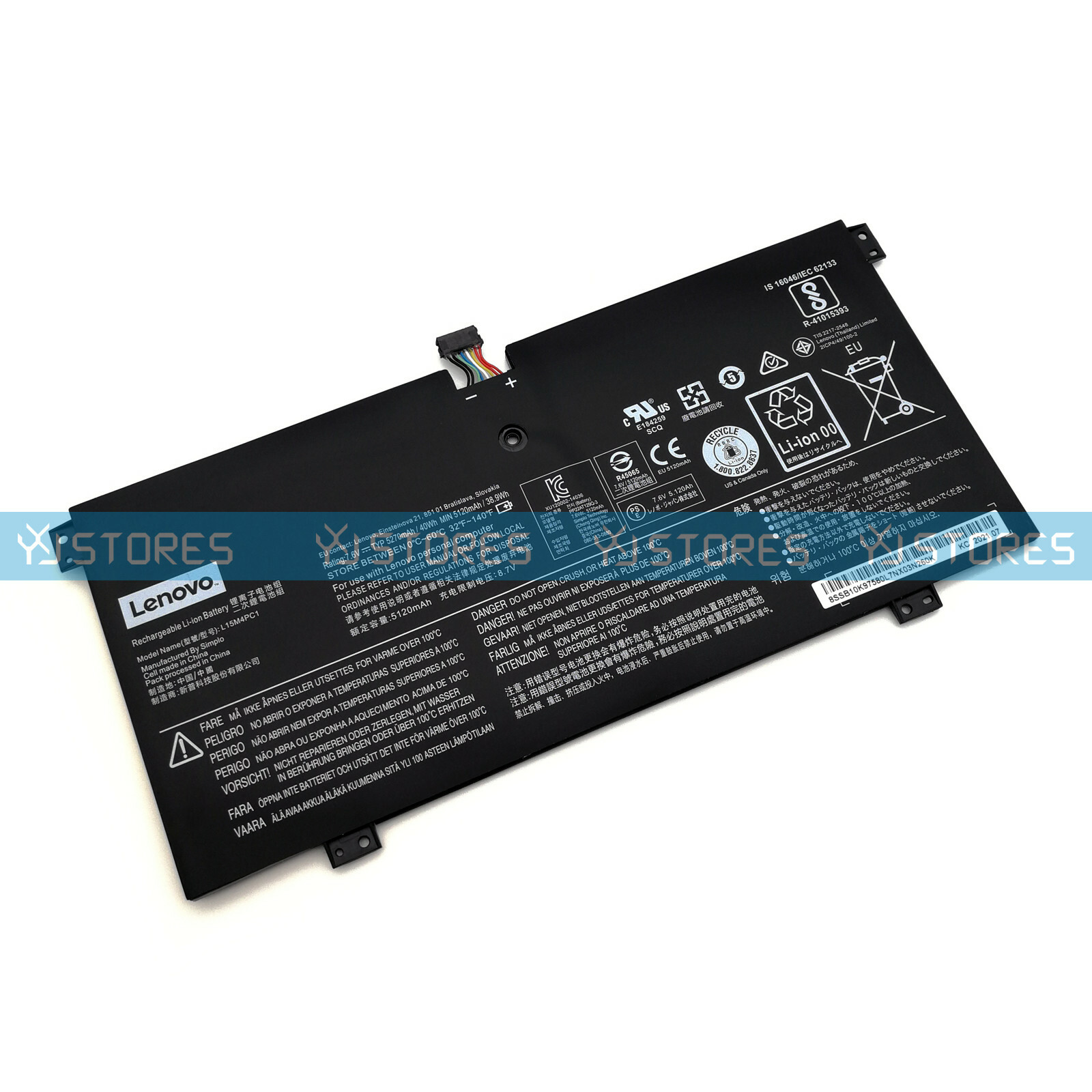 Genuine L15L4PC1 L15M4PC1 Battery for Lenovo IdeaPad Yoga 710-11IKB 710-11ISK