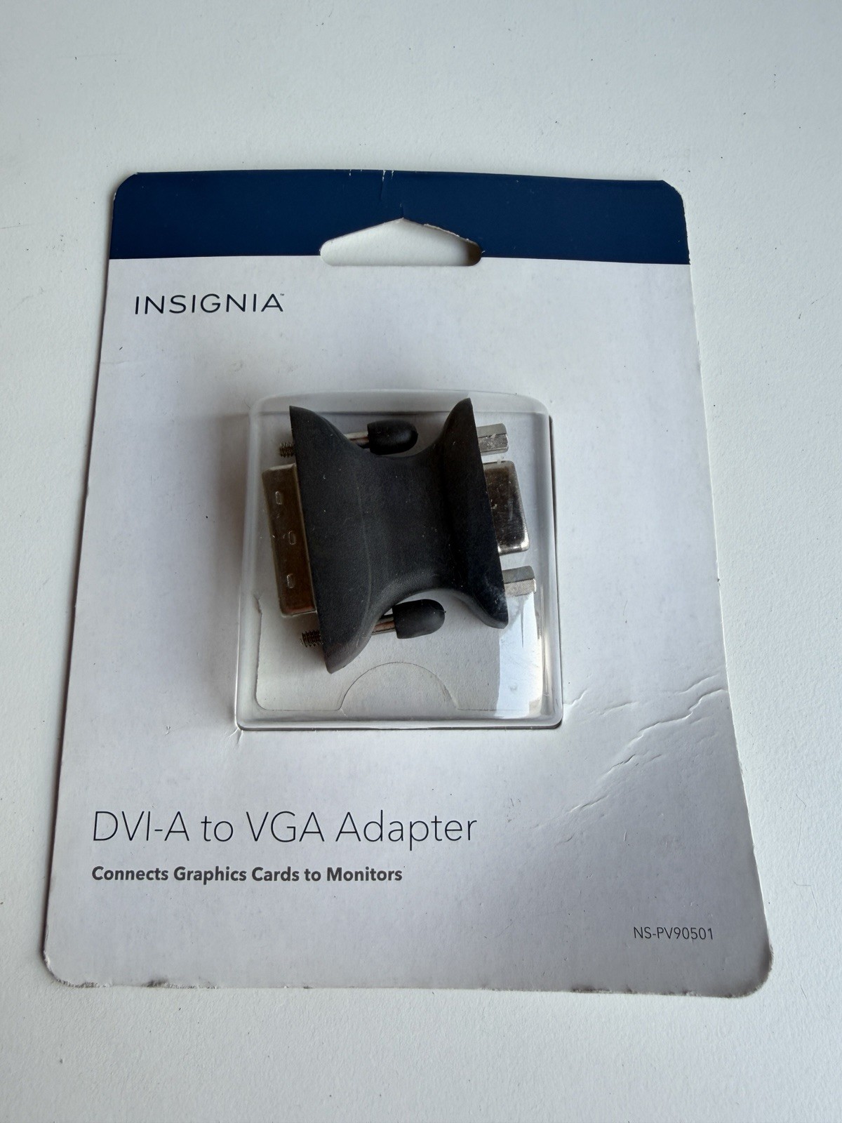 New & Sealed Insignia DVI-A to VGA Adapter Graphics Card to Monitor NS-PV90501