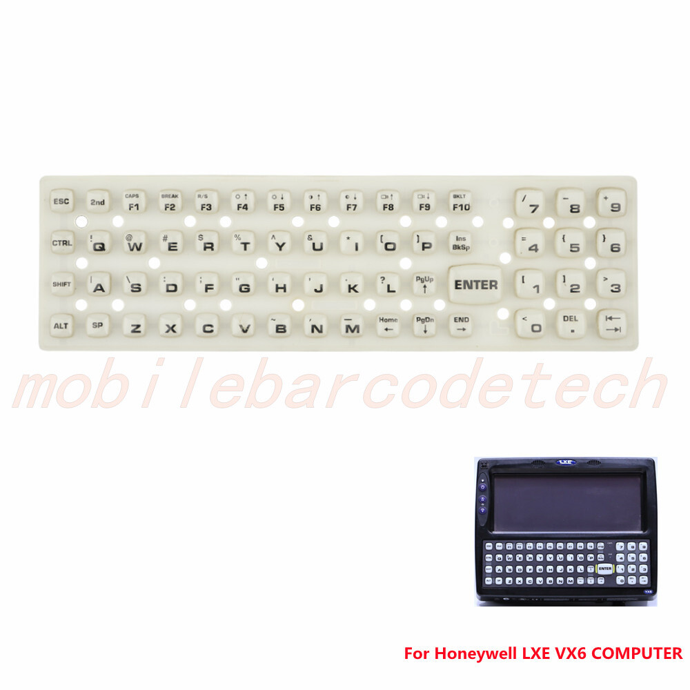 New Rubber Keypad Replacement for Honeywell LXE VX6 Computer (60 Keys)