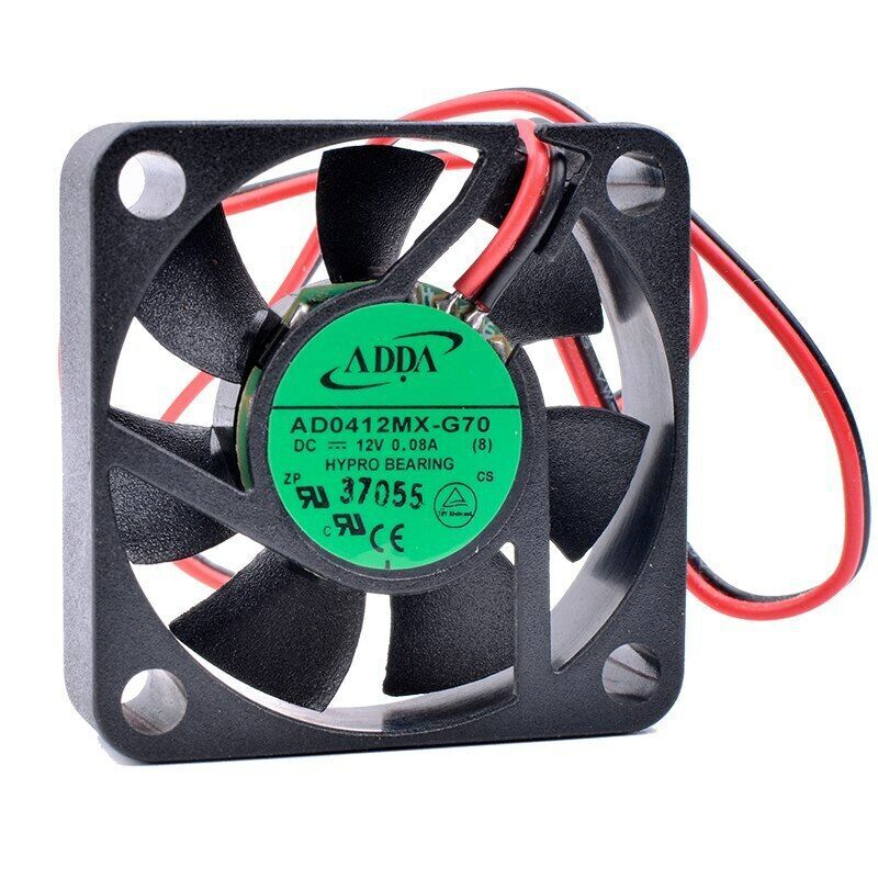 for ADDA 4010 AD0412MX-G70 cooling fan DC12V 0.08A hydraulic bearing silent 2pin