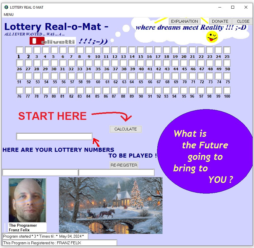 Super Lotto/Lottery Software -Covers from 1 to 100 Numbers  Win Now 