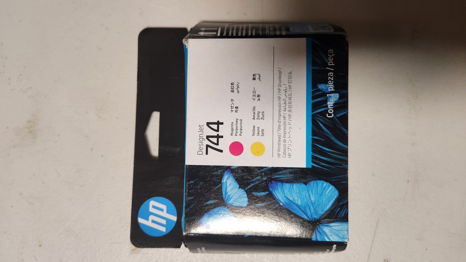 Genuine HP 744 Magenta/Yellow DesignJet Printhead, F9J87A, OEM 2025