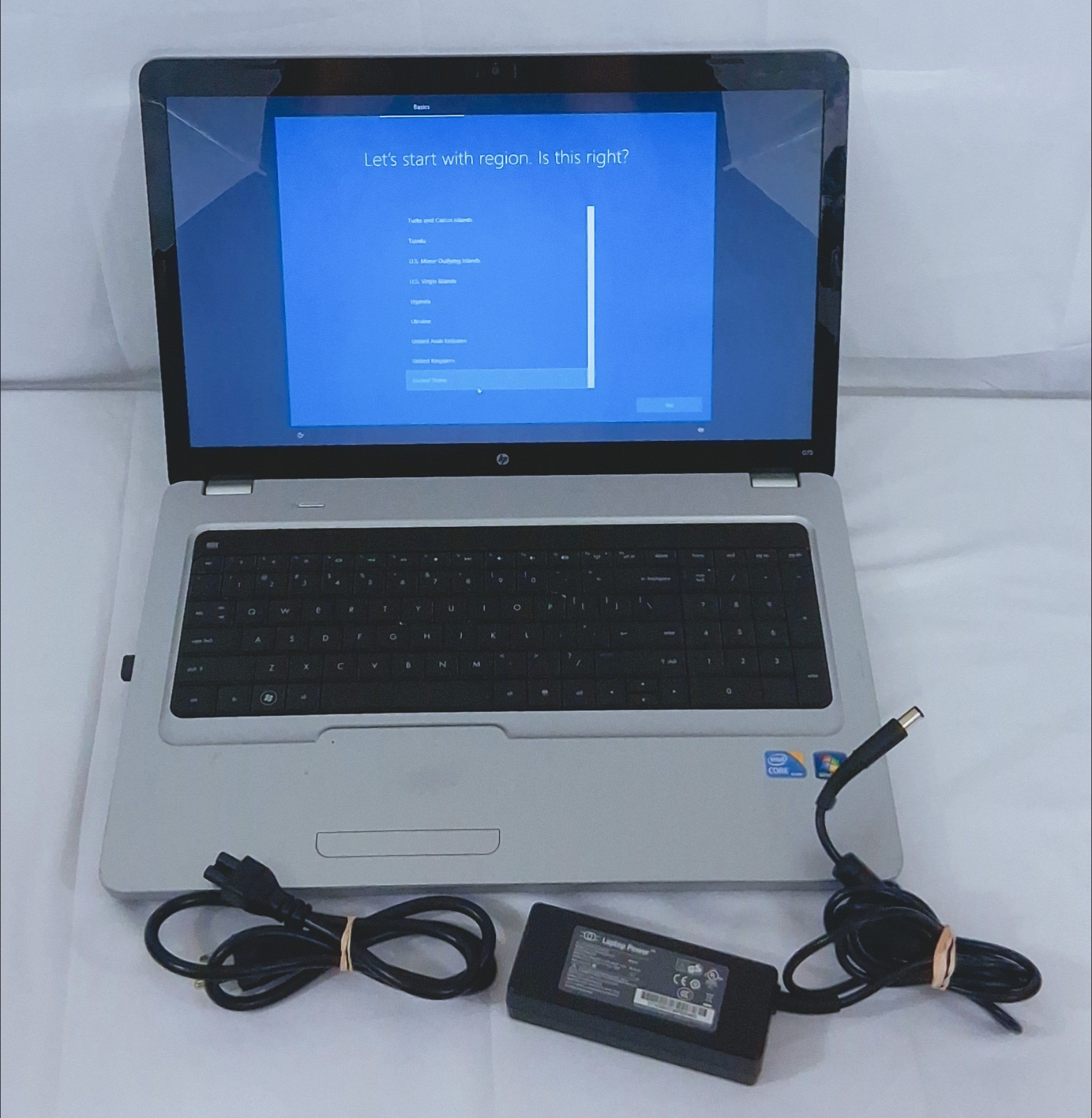 HP G72 Laptop 584037-001 i3 M 350 2.27GHz 466GB HDD 8GB RAM 17.3" Display Works