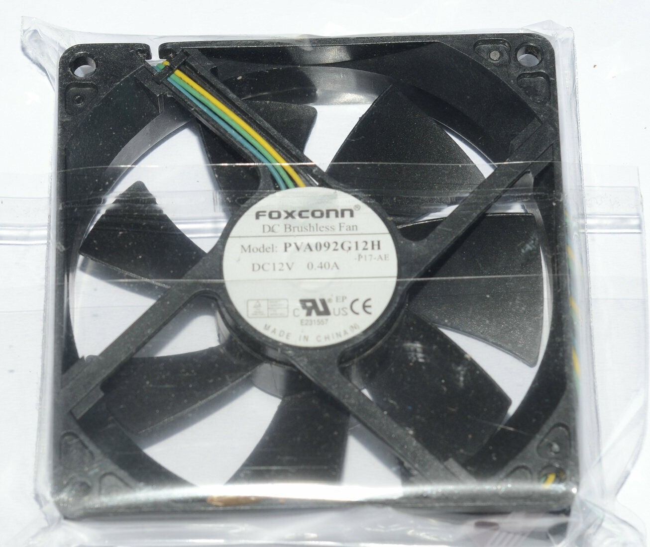 HP 727135-001 Z230 Workstation Case Fan FoxConn PVA092G12H-P16-AE DC12V 0.4A