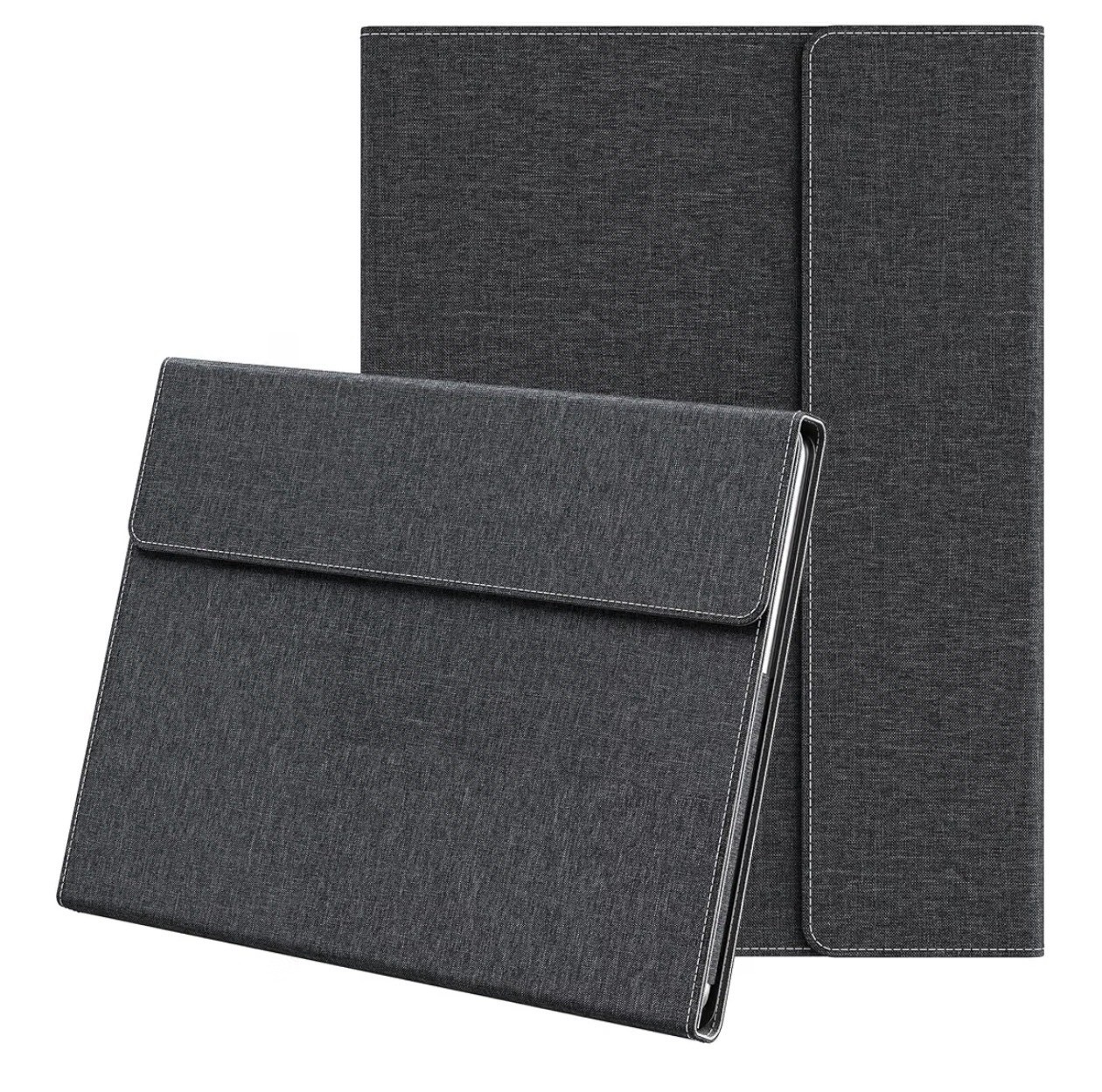 Laptop Case for Microsoft Surface Pro 1st Edition 12-inch Black With Kickstand
