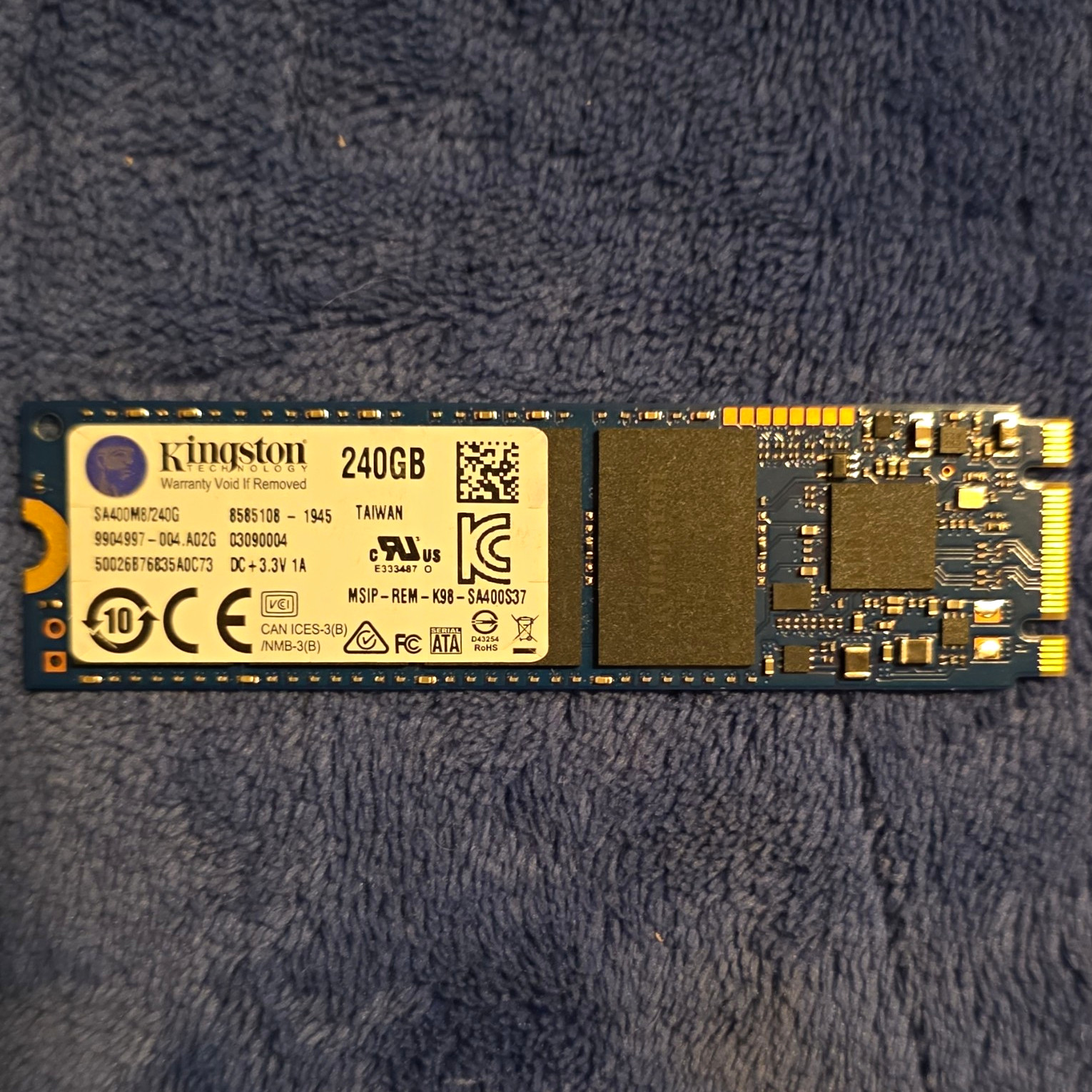 Kingston A400 240GB M.2 SATA Internal SSD Shock Resistant SA400M8/240G