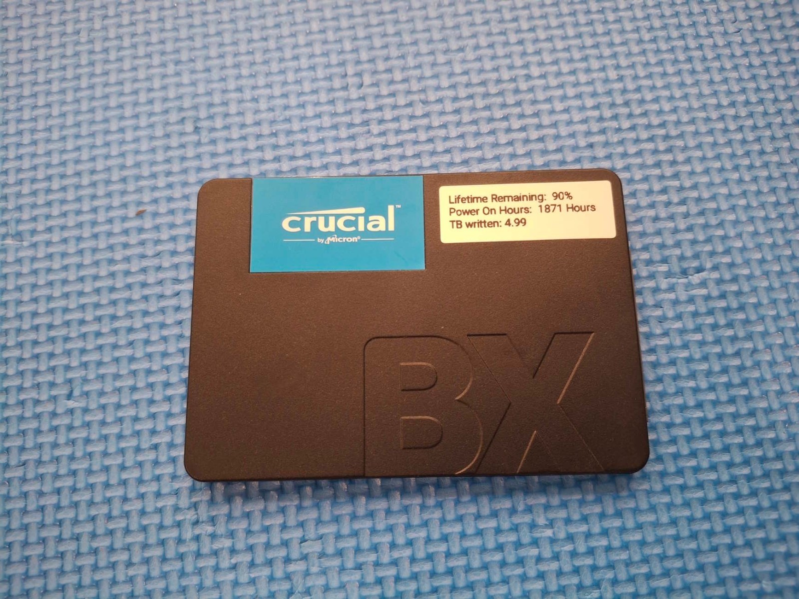 Crucial BX500 120GB,Internal,2.5 inch (CT120BX500SSD1) SSD 90% Life
