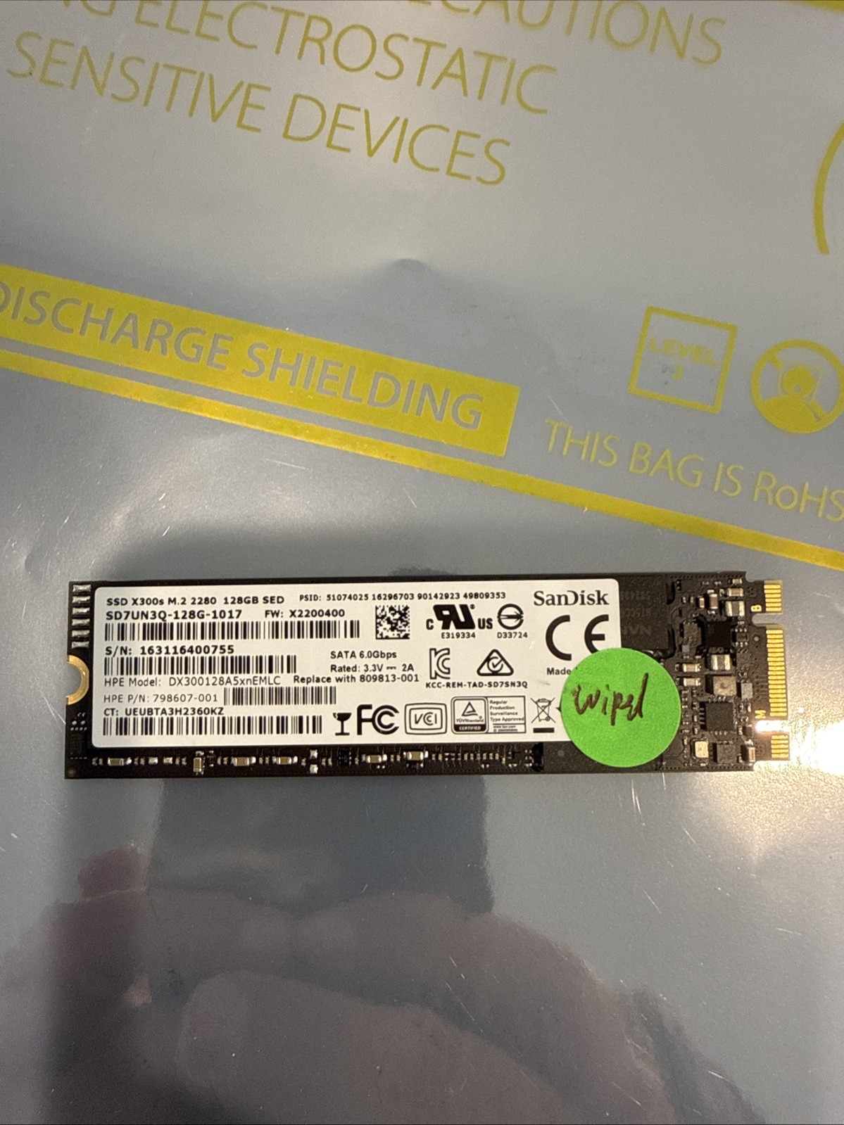 809813-001 HPE 3PAR StoreServ 8000 Node Boot Drive