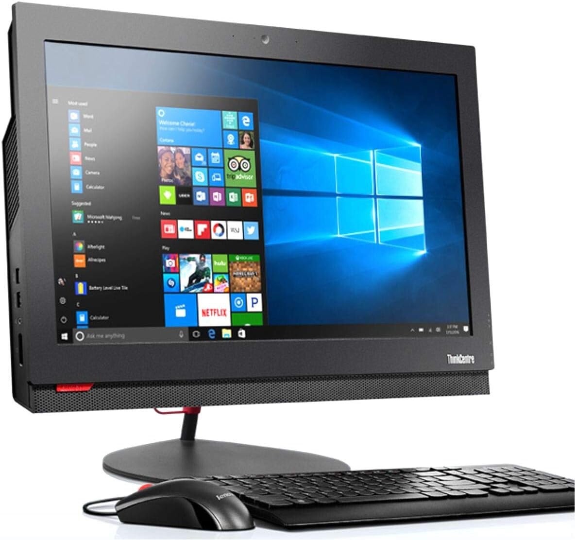 Lenovo ThinkCentre M800Z 21.5 in HD All-in-One Desktop Computer, Intel Quad Core