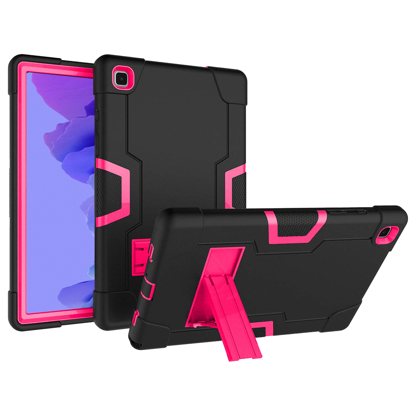For Samsung Galaxy Tab A7 10.4" T500/T505 Armor Rugged Hybrid Stand Cover Case