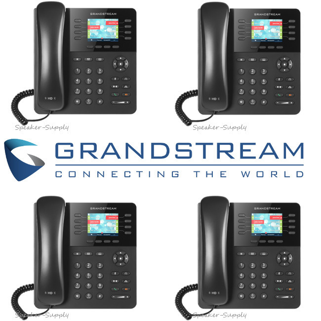 MAKE OFFER 4 Grandstream GXP2135 IP 8 Line 4 SIP Gigabit Enterprise HD Phone