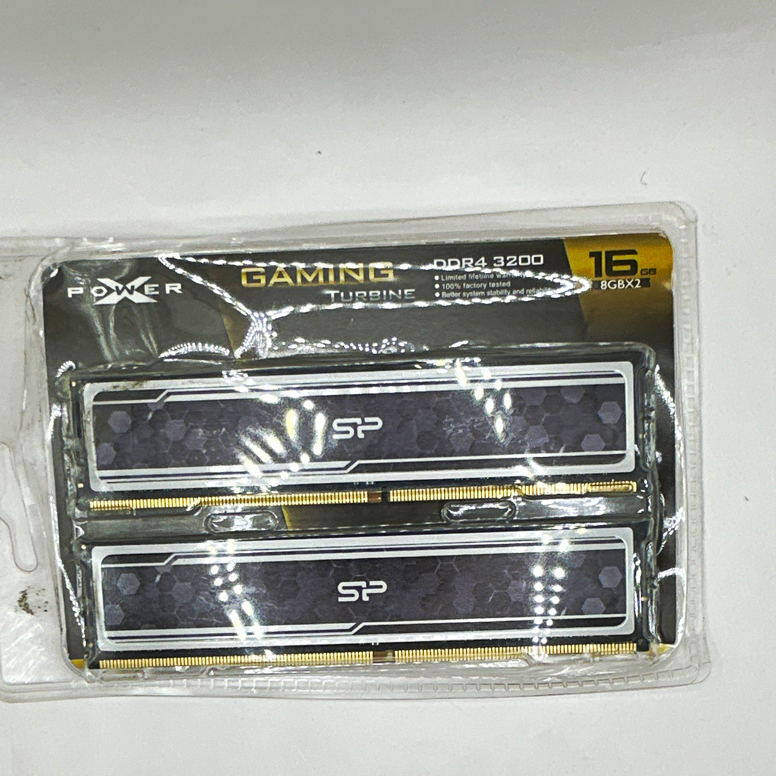 Silicon Power Gaming Turbine 16GB (2x8GB) DDR4-3200 UDIMM XMP RAM