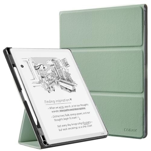 Kindle Scribe 11” Case 2025 CoBak Green Stand Cover Pen Holder