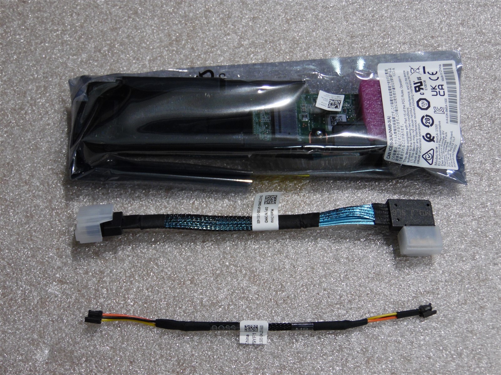 DELL POWEREDGE SERVER R650 BOSS S2 PCIE DUAL M.2 SLOT RISER KIT FRY80 FGNRW