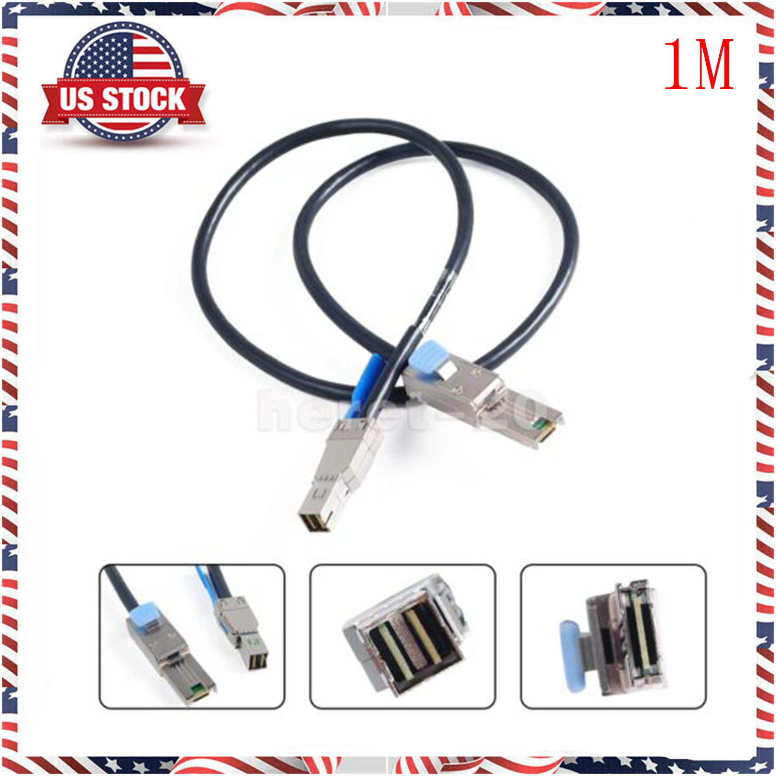 SFF-8088 External Mini SAS to Mini SAS High Density HD SFF-8644 Data Cable 1M/2M
