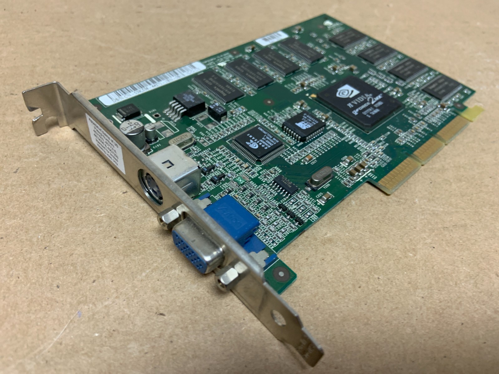 Nvidia GeForce2 MX 64Mb VGA AGP Graphics Card Dell P/N: 03K538  P36