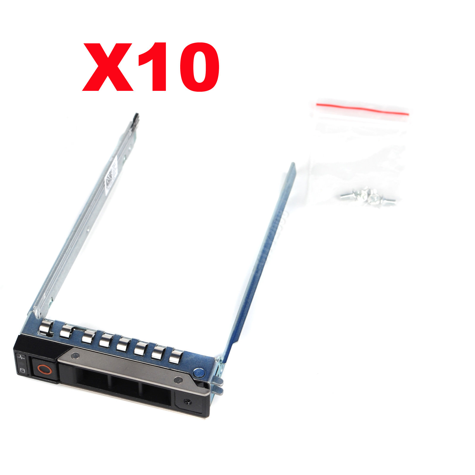 10pcs/Lot,  2.5" SAS SATA HDD Hard Drive Tray Caddy For Dell POWEREDGE R440 NEW
