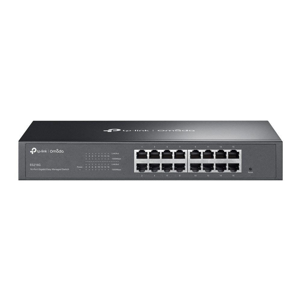 TP-Link ES216G | Omada 16-Port 1000Mbps Gigabit Easy Managed Desktop Switch