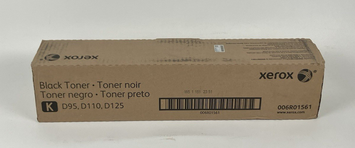 Genuine OEM Xerox 006R01561 Black Toner Cartridge D95 D95A D110 D125 Sealed