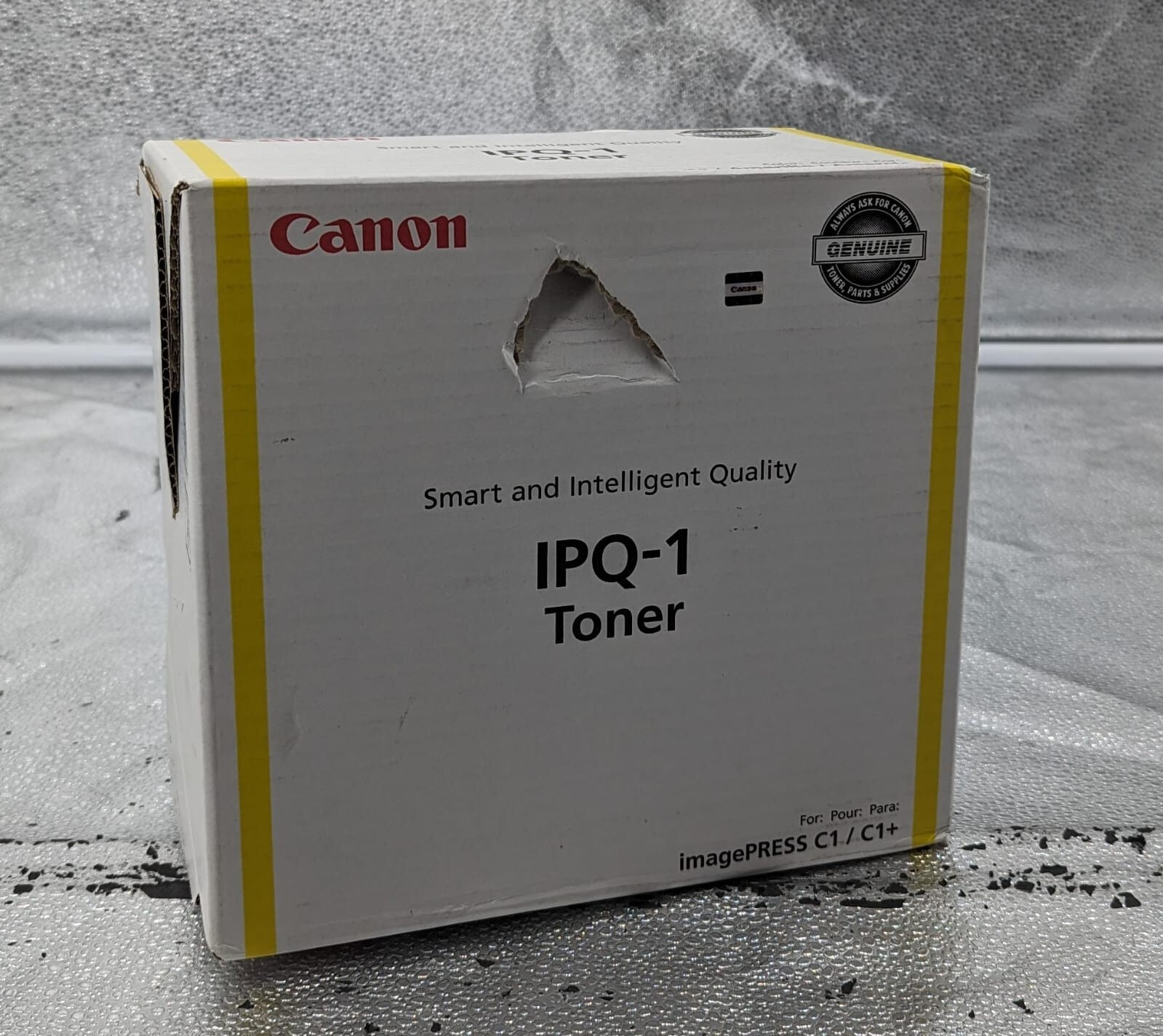 Genuine Canon IPQ1 (0400B003) Yellow Toner Cartridge - NEW SEALED C1 / C1+