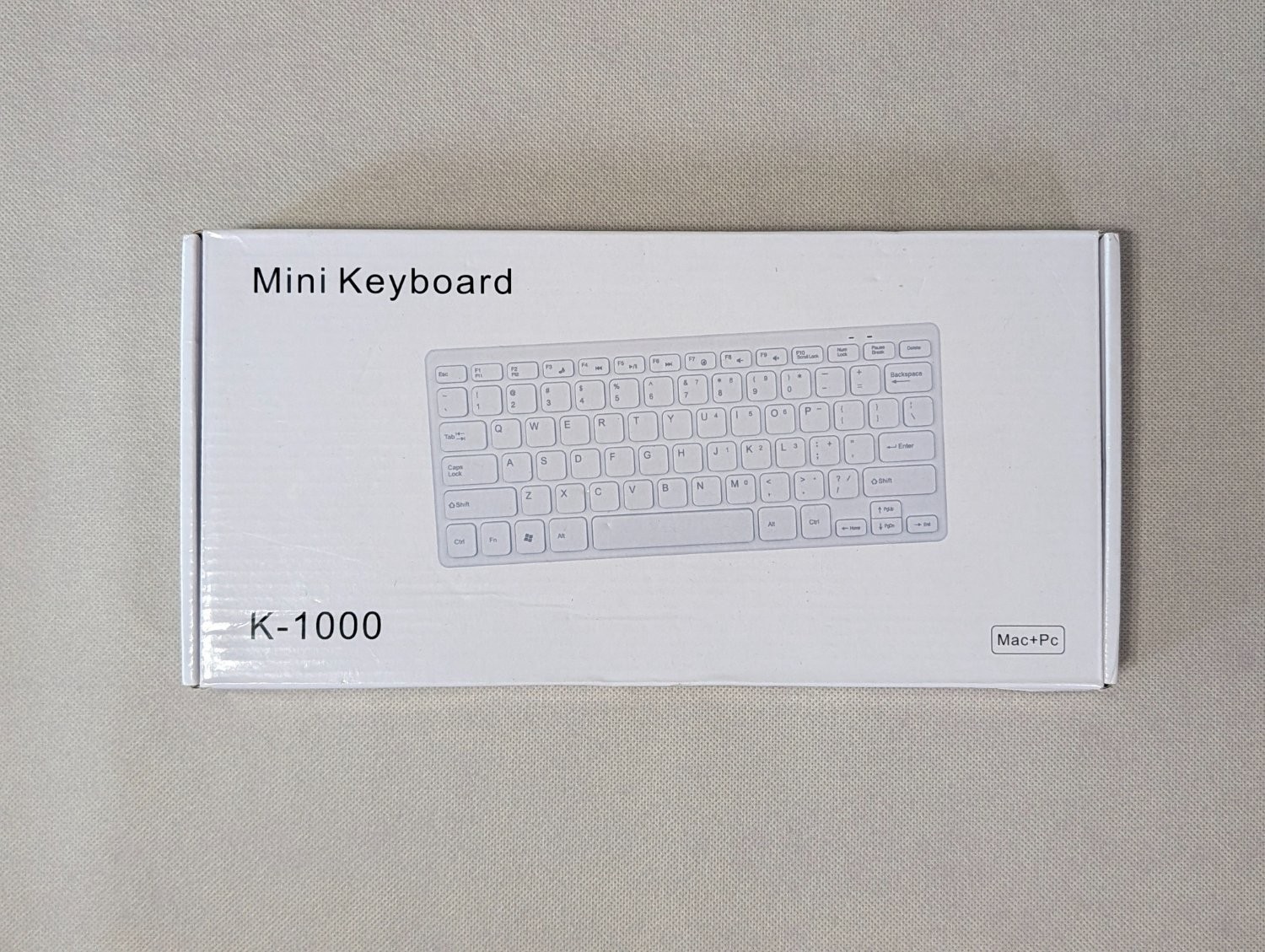 K-1000 wired mini Japanese keyboard Black Plug Play Compact Chocolate Keys