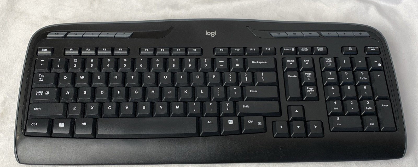 Logitech Wireless Black Keyboard + Receiver Dongle BRAND NEW OEM OLD STOCK