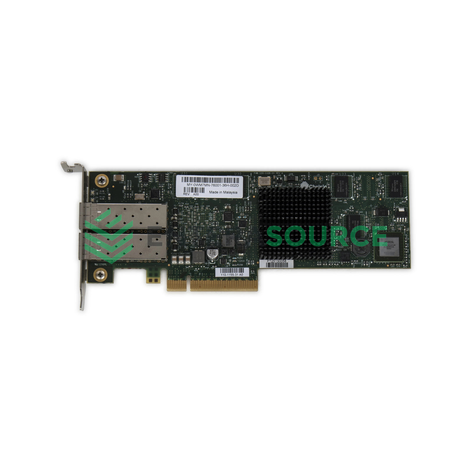 Dell WM7MN Dual Port 10GB SFP+ PCI-E HBA | Chelsio S320E-LP-CR