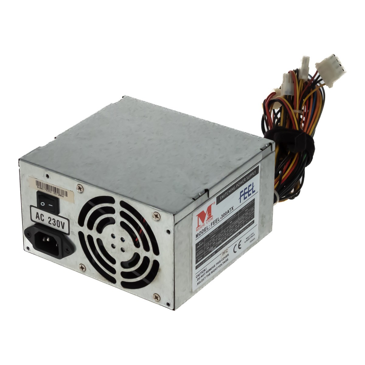 Power Supply MODECOM FEEL-300ATX 300W ATX 20-PIN ATX12V MOLEX FDD