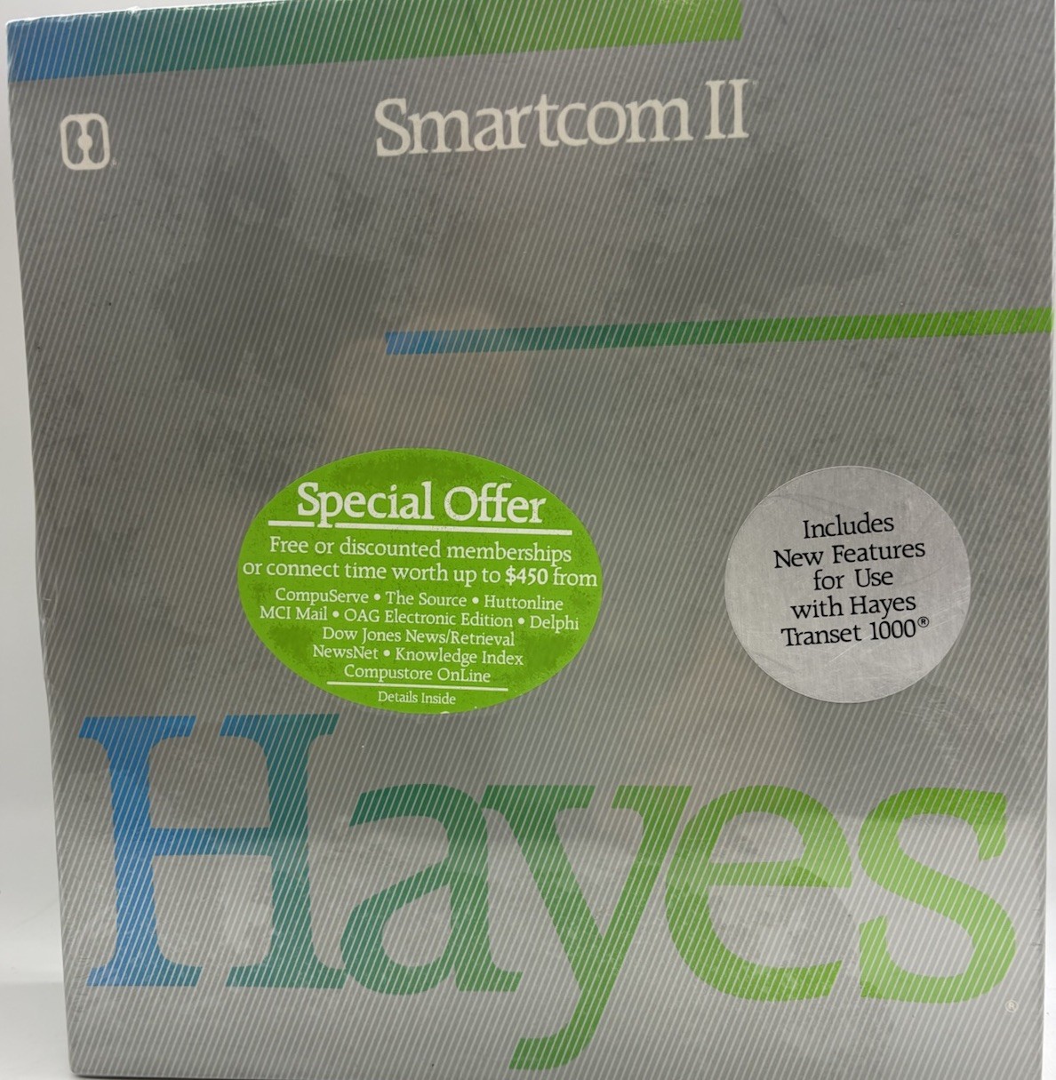 Smartcom II Hayes Complete Communications Software New Old Stock Sealed (j)