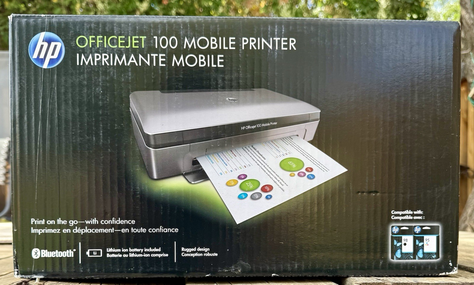 New HP OfficeJet 100 Mobile Printer Bluetooth Sealed