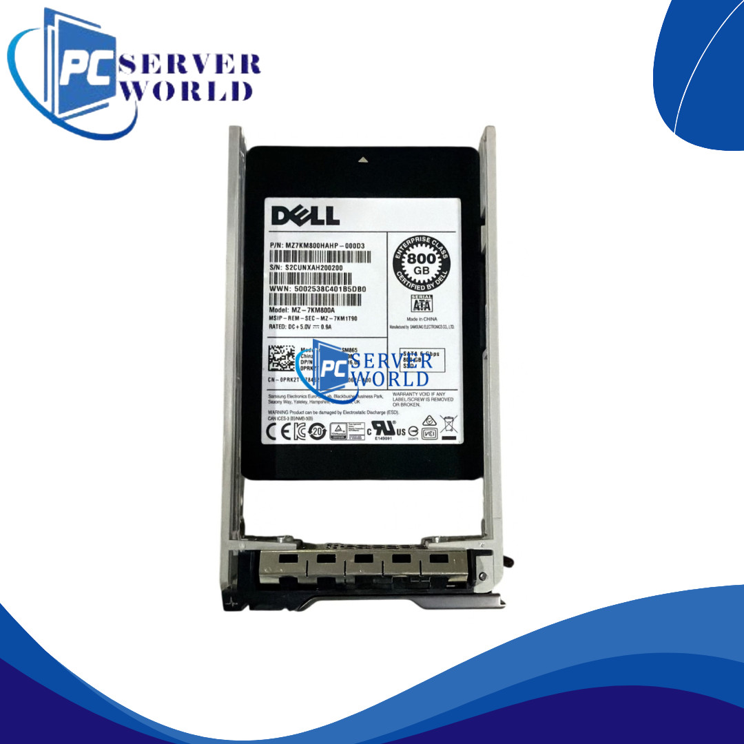 PRK2T DELL 800GB 6GBPS 2.5" SATA SOLID STATE DRIVE 0PRK2T MZ-7KM800A