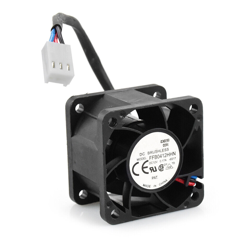 Cooling fan FFB0412HHN-F00 for DeltaTwo Ball Bearing 3Pin 0.17A 12V 40*40*28mm