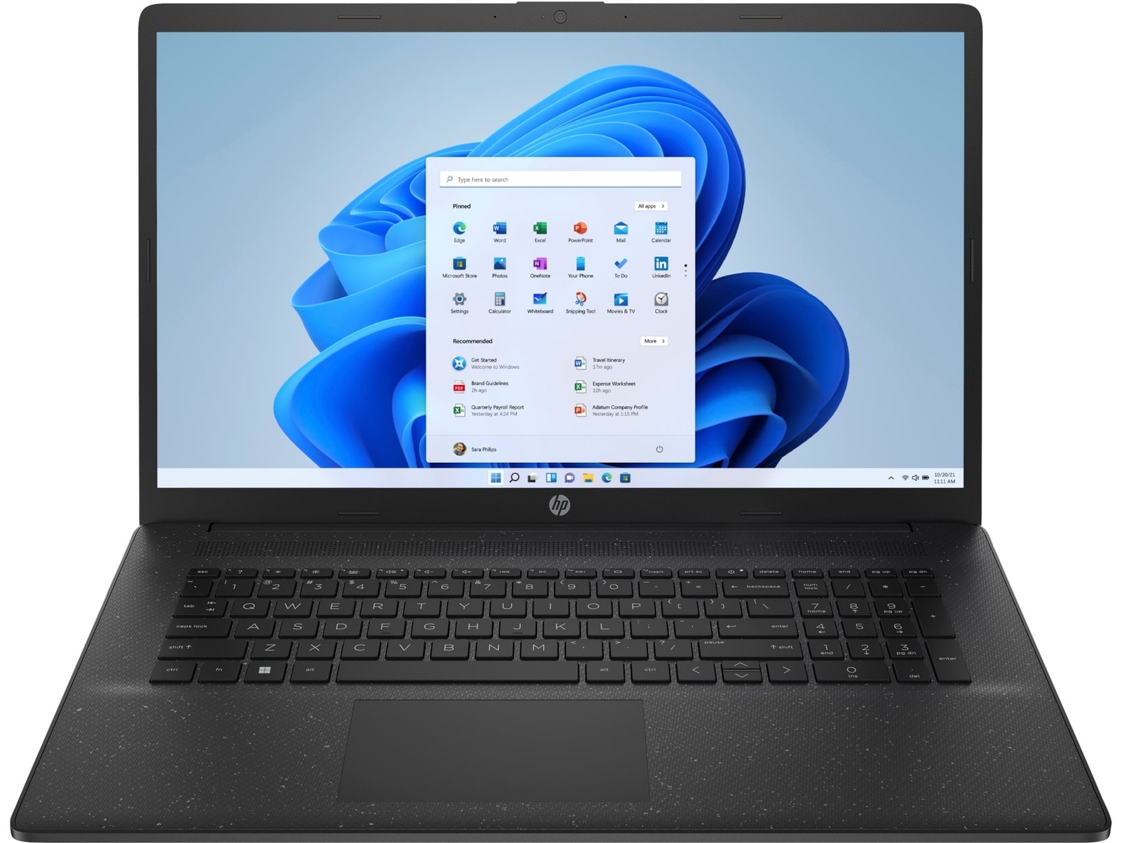 HP 17-cp3000 17.3" HD+ AMD Ryzen 5 7430U 2.3 GHz 8 GB DDR4 128GB SSD W11H Laptop
